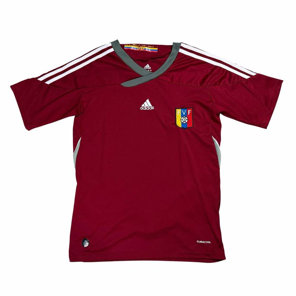 Mens Adidas 2011-2014 Venezuela National Team FVF Home Soccer Jersey Small